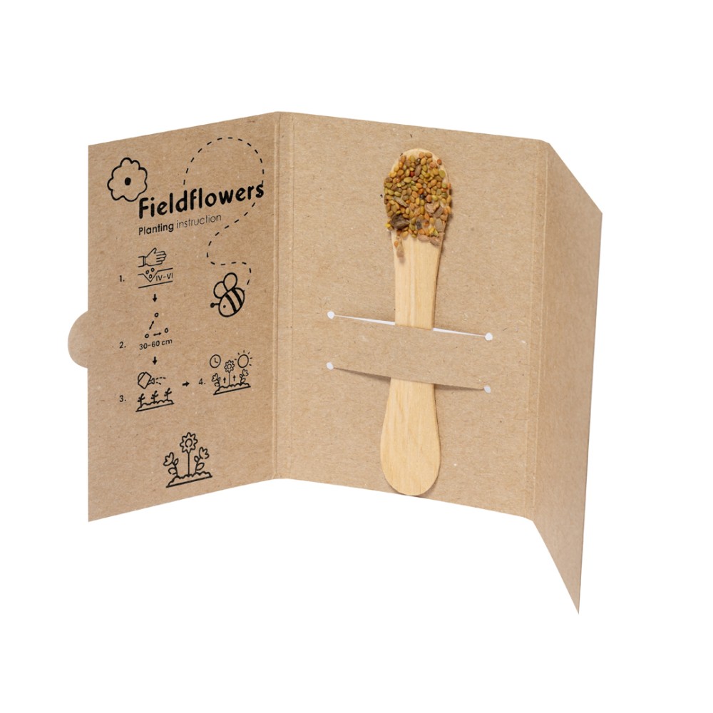 Wooden stick with seeds | Eco gift